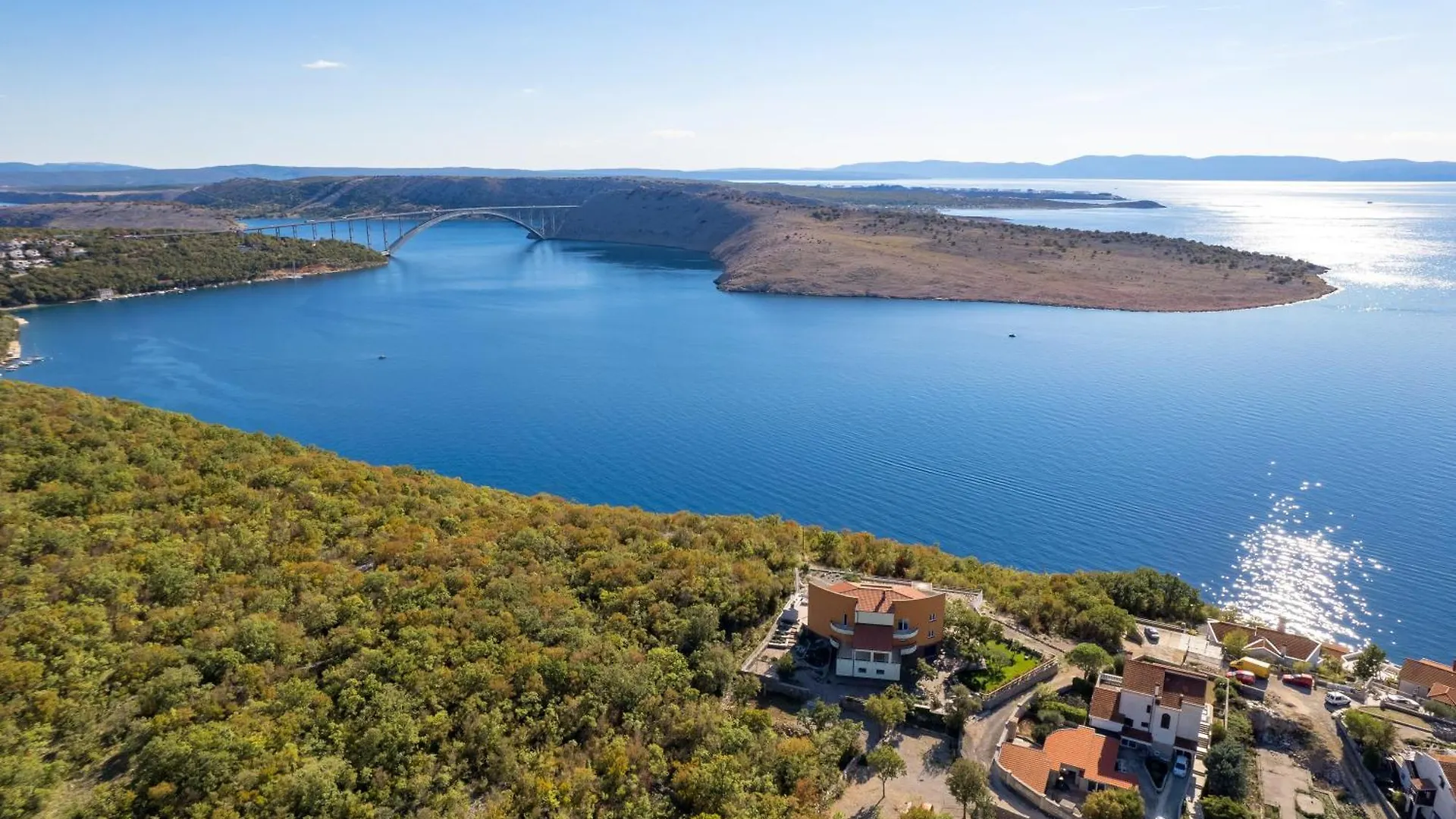 Luxury Villa Ostro With Pool & Krk Bridge View Kraljevica